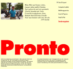 Pronto Satz AG, alte Website, neu erstellt